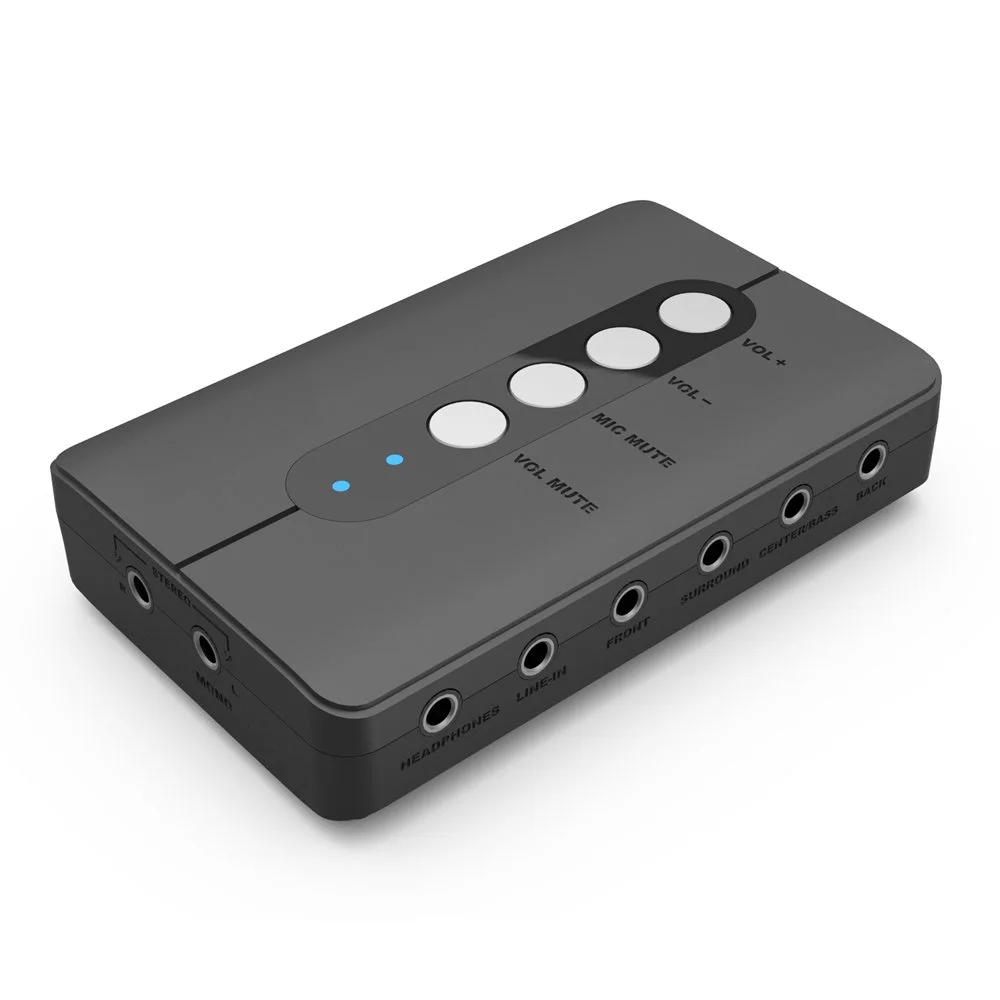 7.1 CHANNEL SOUND CARD EXTERNAL USB AUDIO ADAPTER FOR $22.09