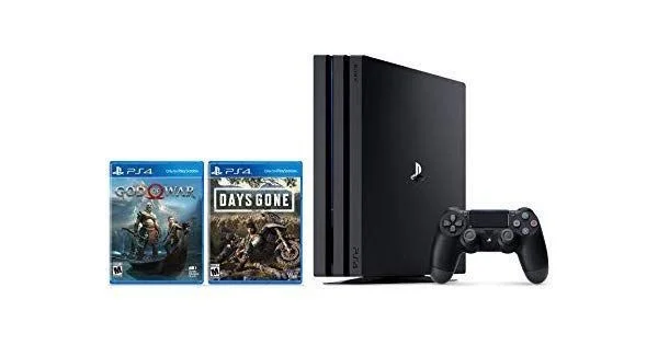 PLAYSTATION 4 PRO 1TB + DAYS GONE + GOD OF WAR BUNDLE FOR $349.99