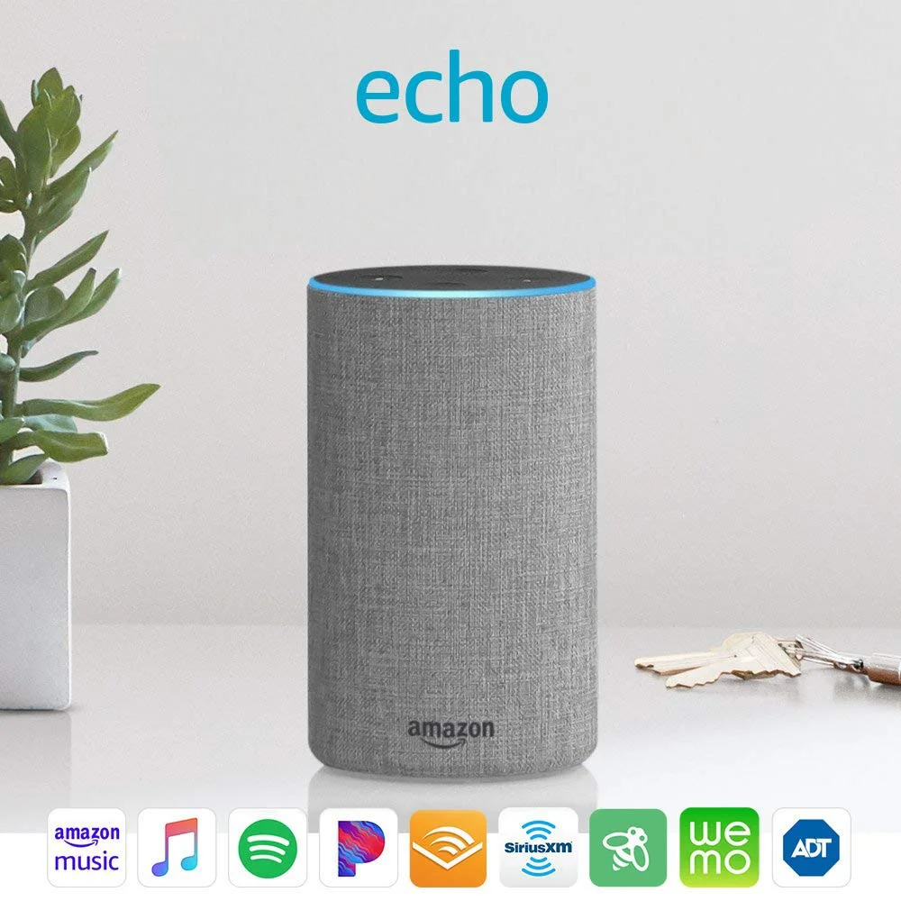 ECHO (2ND GENERATION) - SMART SPEAKER WITH ALEXA AND DOLBY PROCESSING&nbsp;FOR $49.99