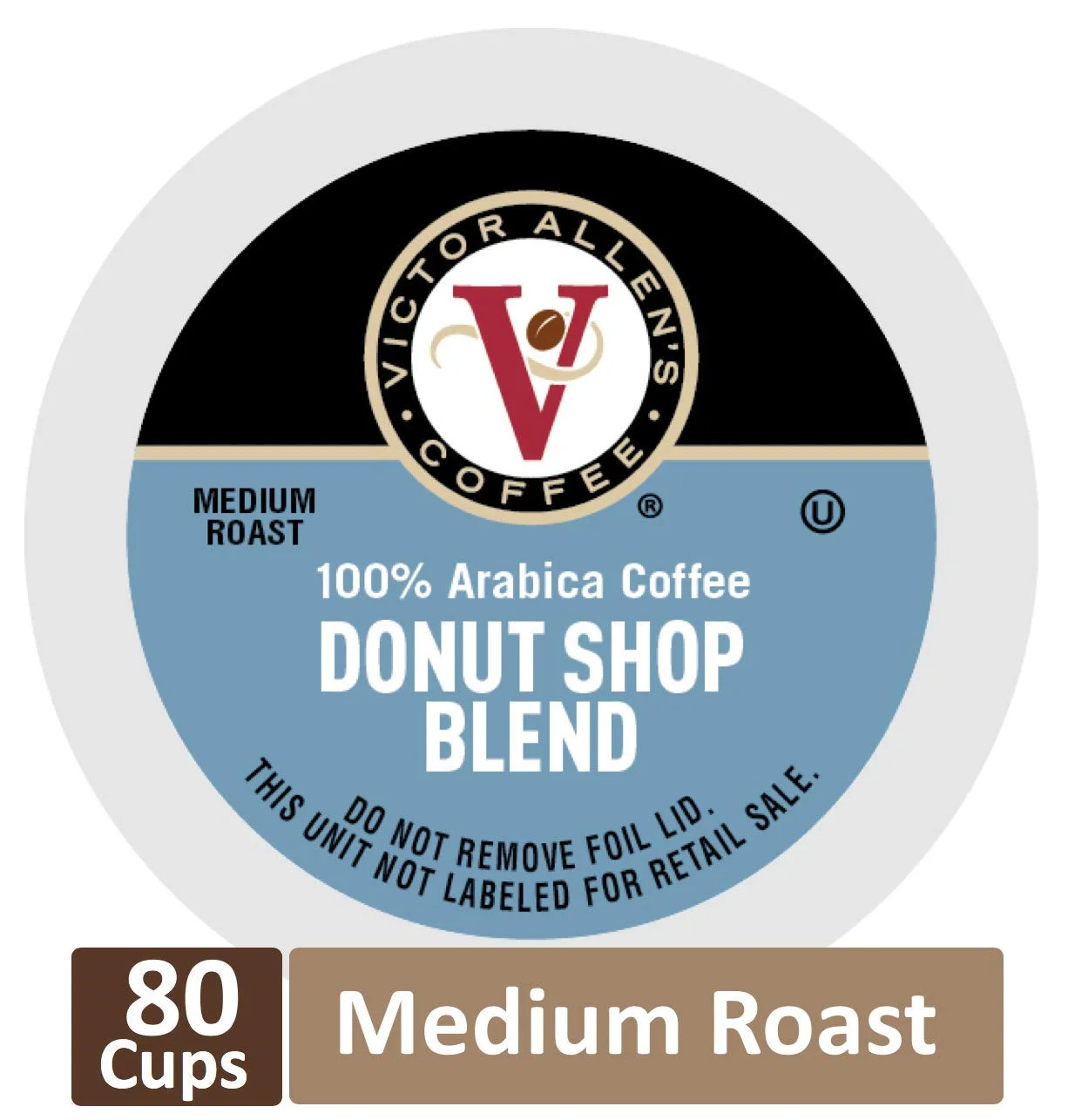 80 COUNT OF DONUT SHOP MEDIUM ROAST BLEND FOR $22.94
