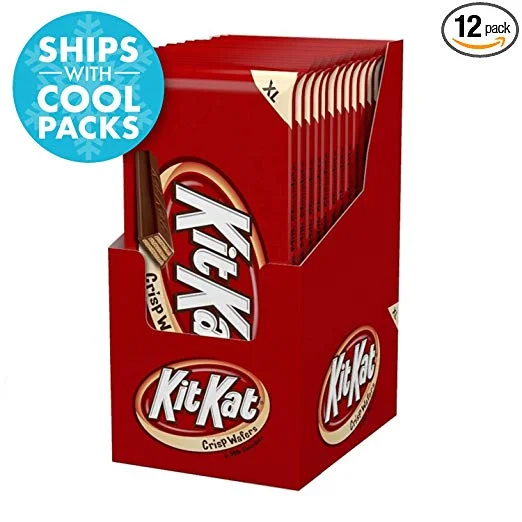 12-PACK OF EXTRA LARGE KIT KAT BARS FOR $11.78
