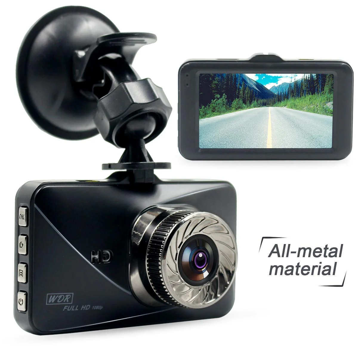 FULL HD 1080P 6-LANE 170° WIDE ANGLE LENS DASH CAM FOR $26.49