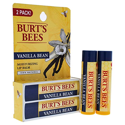 2 PACK OF BURT'S BEES 100% NATURAL MOISTURIZING LIP BALM FOR $3.61