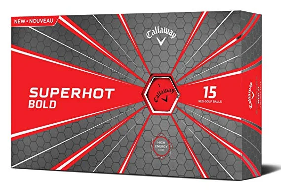 PACK OF 15 CALLAWAY GOLF SUPERHOT BOLD MATTE GOLF BALLS FOR $22.49