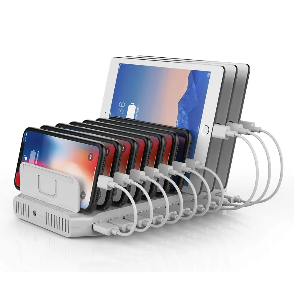 10-PORT USB MULTI CHARGING STATION FOR $24.99