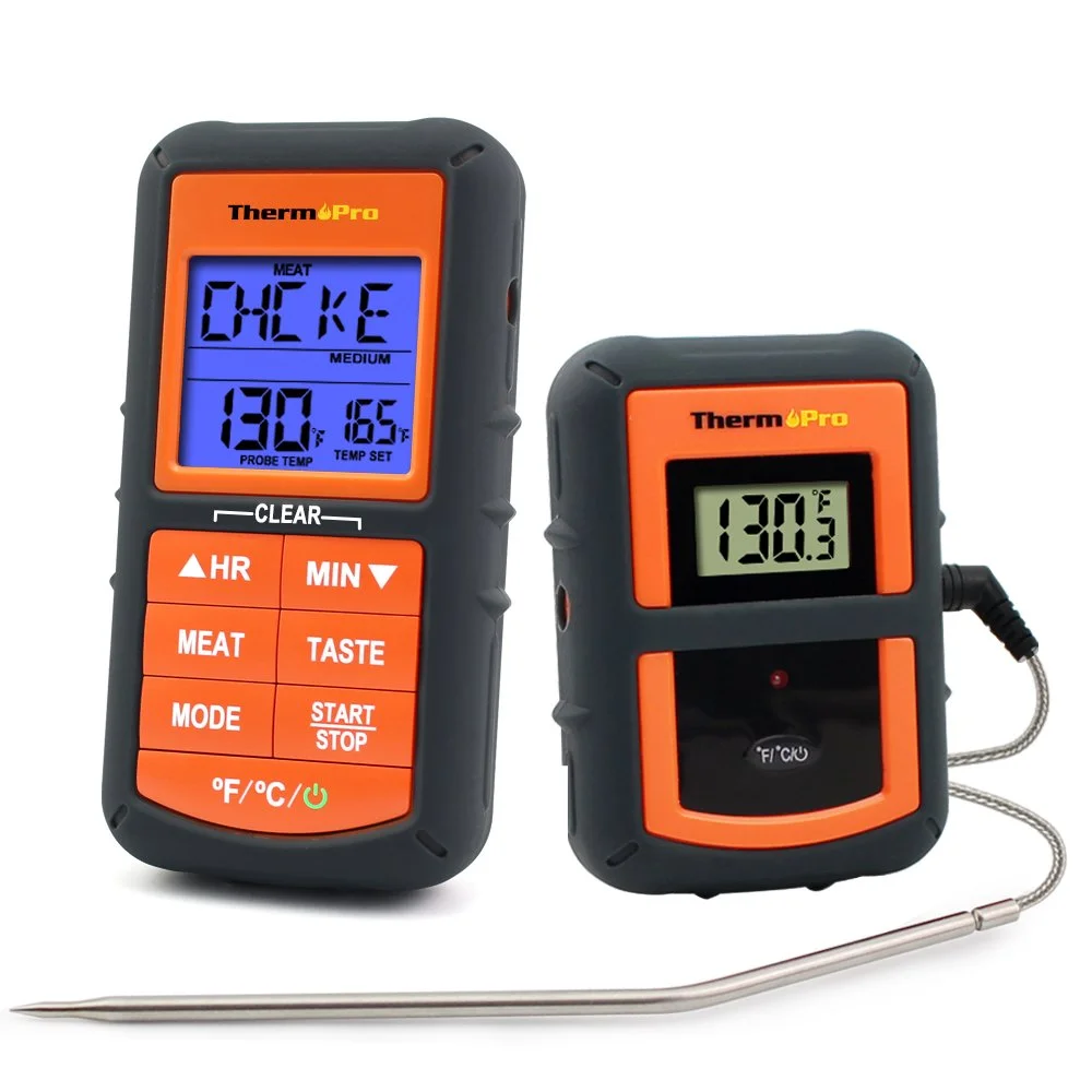 THERMOPRO WIRELESS REMOTE DIGITAL COOKING FOOD MEAT THERMOMETER FOR 25.19
