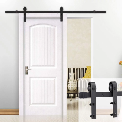 6.6' SLIDING BARN DOOR HARDWARE KIT FOR 25.19
