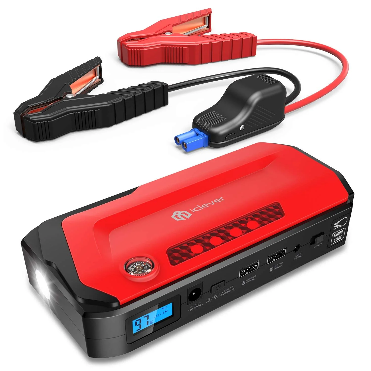 18,000MAH PORTABLE JUMP STARTER KIT FOR $51.99