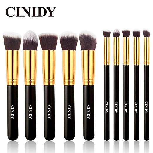 10-PIECE MAKEUP BRUSH SET FOR $5.60
