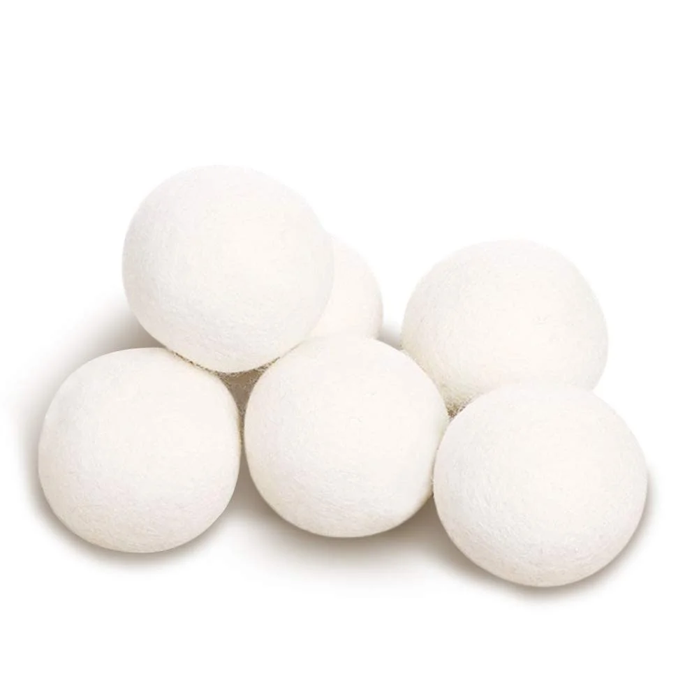 6-PACK OF WOOL DRYER BALLS FOR $6.72