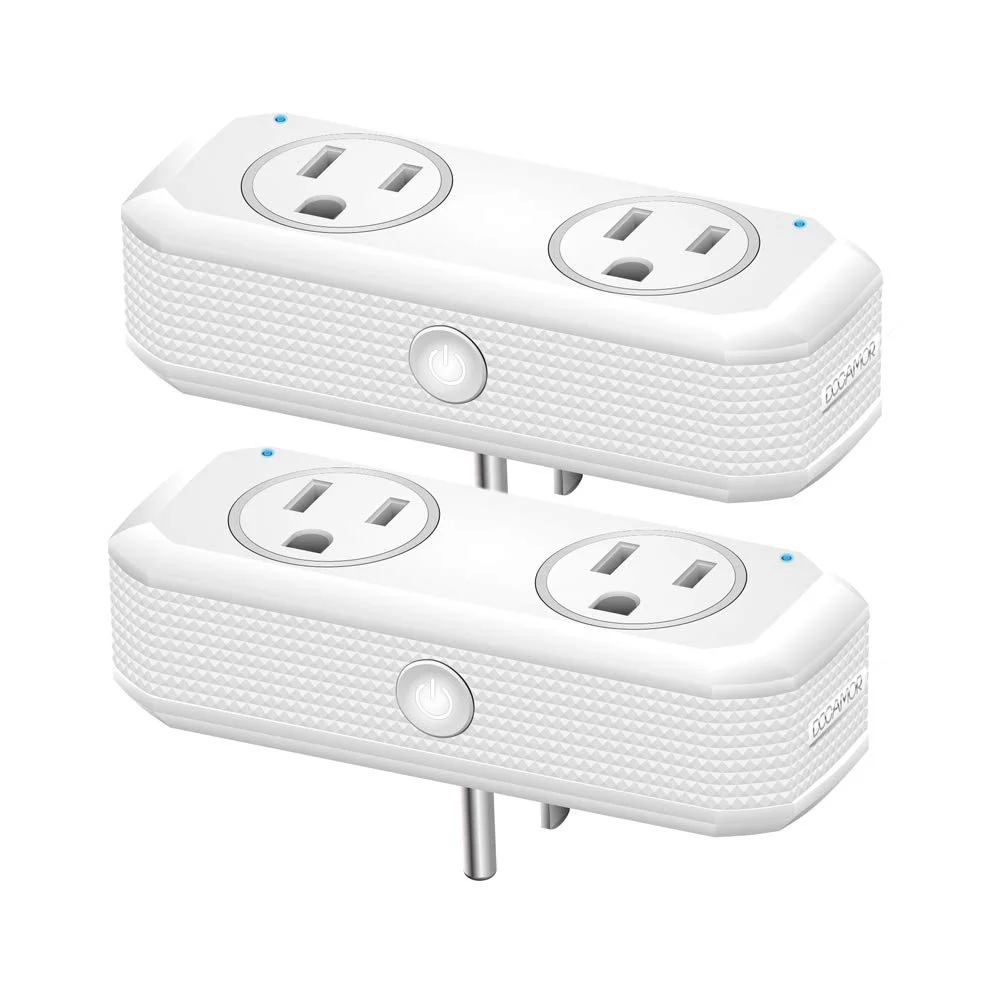 2-PACK OF DUAL WI-FI SMART PLUGS FOR $12.80