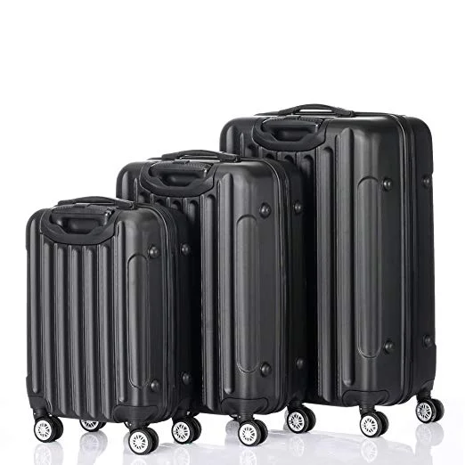 3-PIECE HARD SHELL LUGGAGE SUITCASE SET FOR $106.00