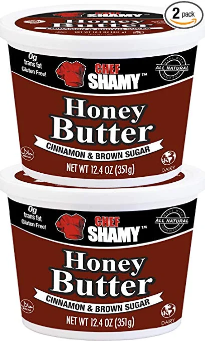 2 PACK OF CHEF SHAMY HONEY BUTTER FOR $18.90
