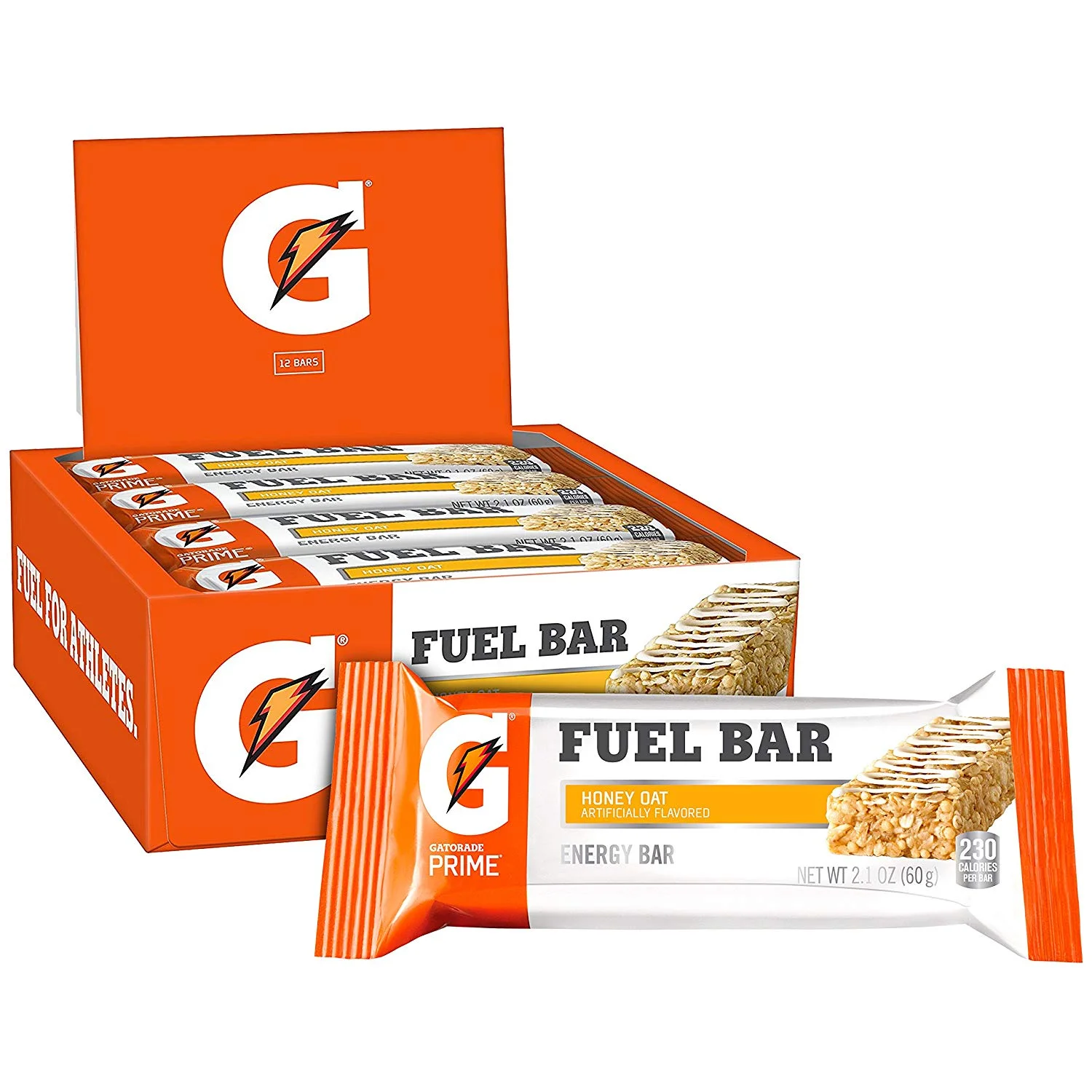 12 COUNT OF HONEY OAT GATORADE PRIME FUEL BAR FOR $7.90