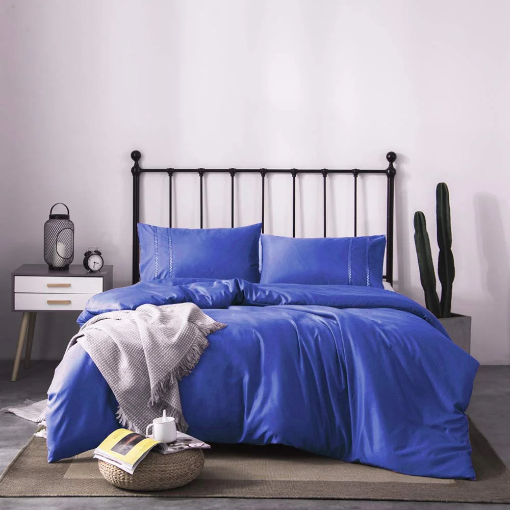 LIGHTWEIGHT MICROFIBER DUVET COVER SET FOR $11.99