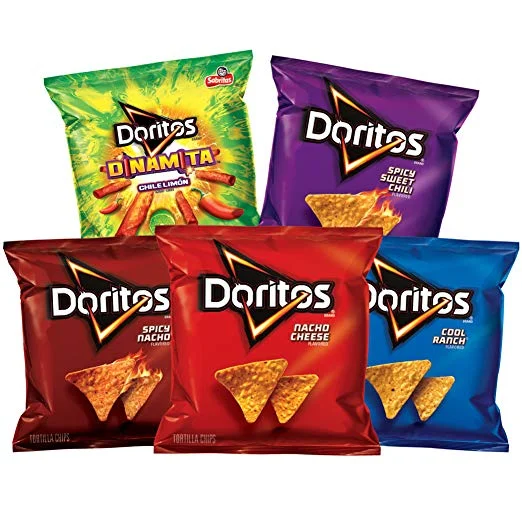 40 SNACK BAGS - DORITOS VARIETY PACK FOR $10.52