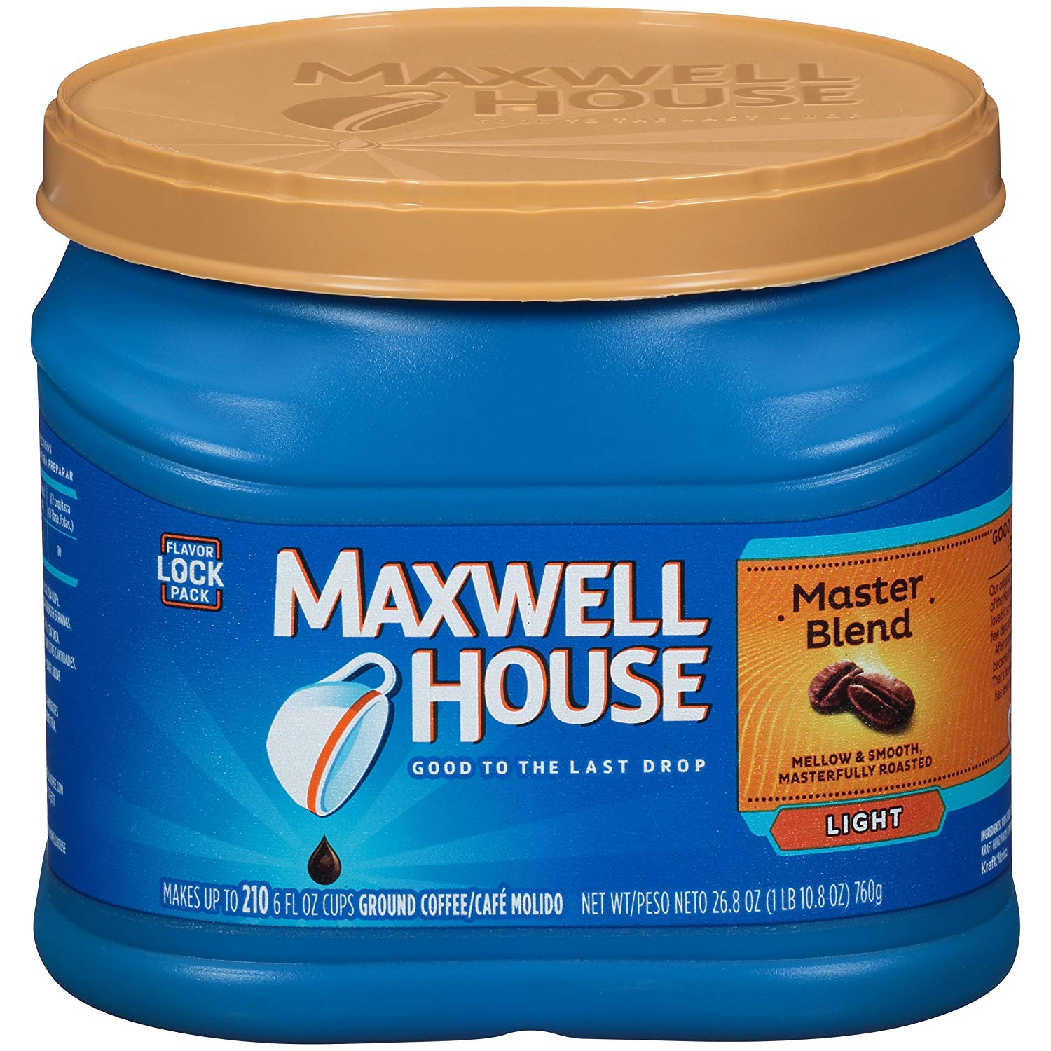 MAXWELL HOUSE MASTERS BLEND LIGHT ROAST GROUND COFFEE FOR $4.46