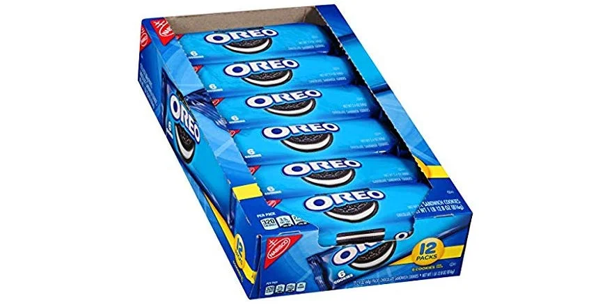 12 SNACK PACKS OF OREO COOKIES FOR $4.99