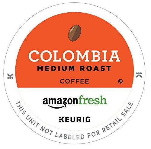 12 PACK OF AMAZONFRESH COLOMBIA MEDIUM ROAST K-CUPS FOR $3.79