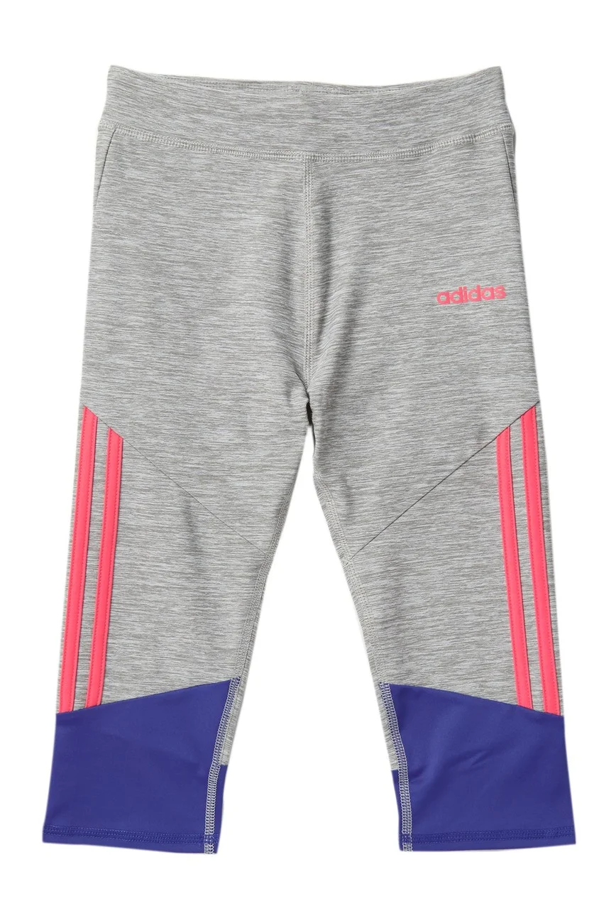 $12.97 Adidas Striped Capri Leggings (Toddler, Little Girls, &amp; Big Girls)