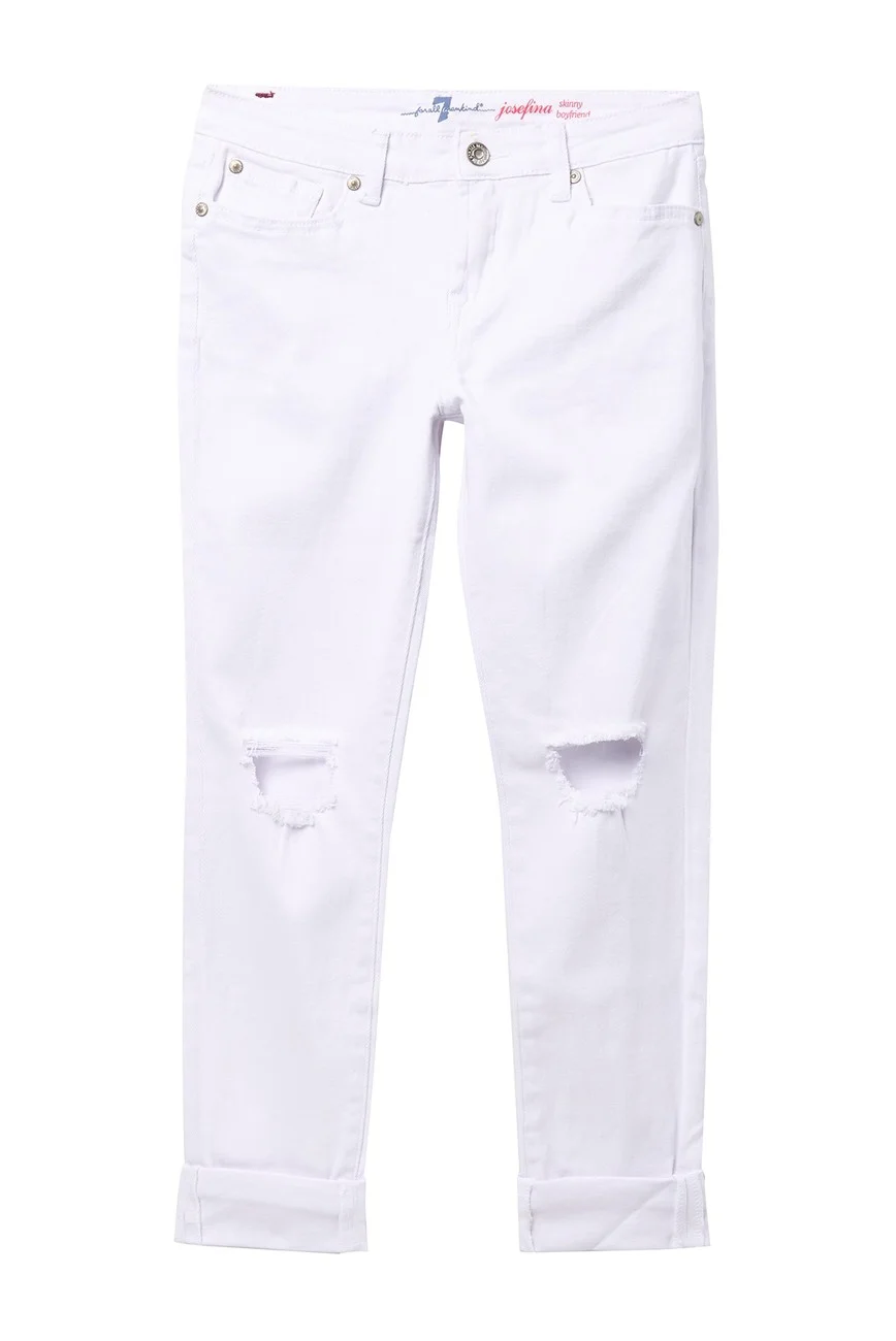 $24.97  7 FOR ALL MANKIND "DESTRUCTED" JEANS | JOSEFINA JEANS