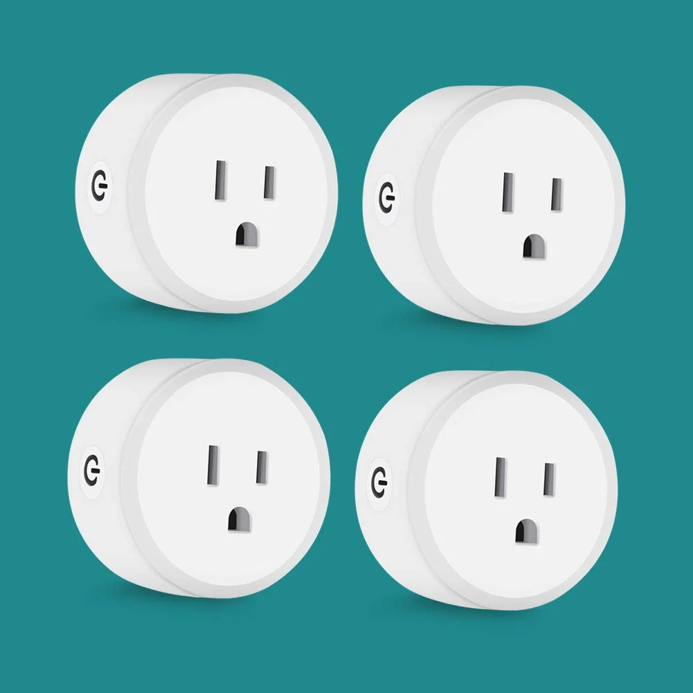 4 PACK OF SMART WI-FI OUTLET PLUGS FOR $26.99