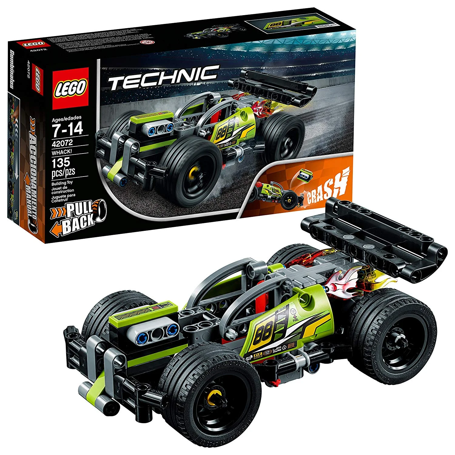 LEGO TECHNIC WHACK! BUILDING KIT (135 PIECE) FOR $12.99