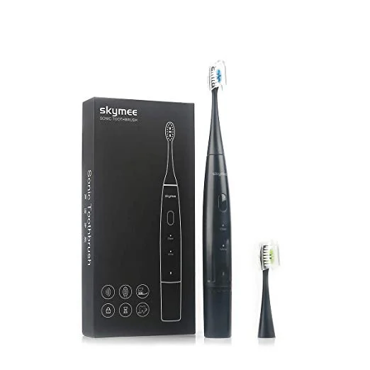 SONIC ELECTRIC TOOTHBRUSH WITH 2 REPLACEMENT HEADS FOR $14.87