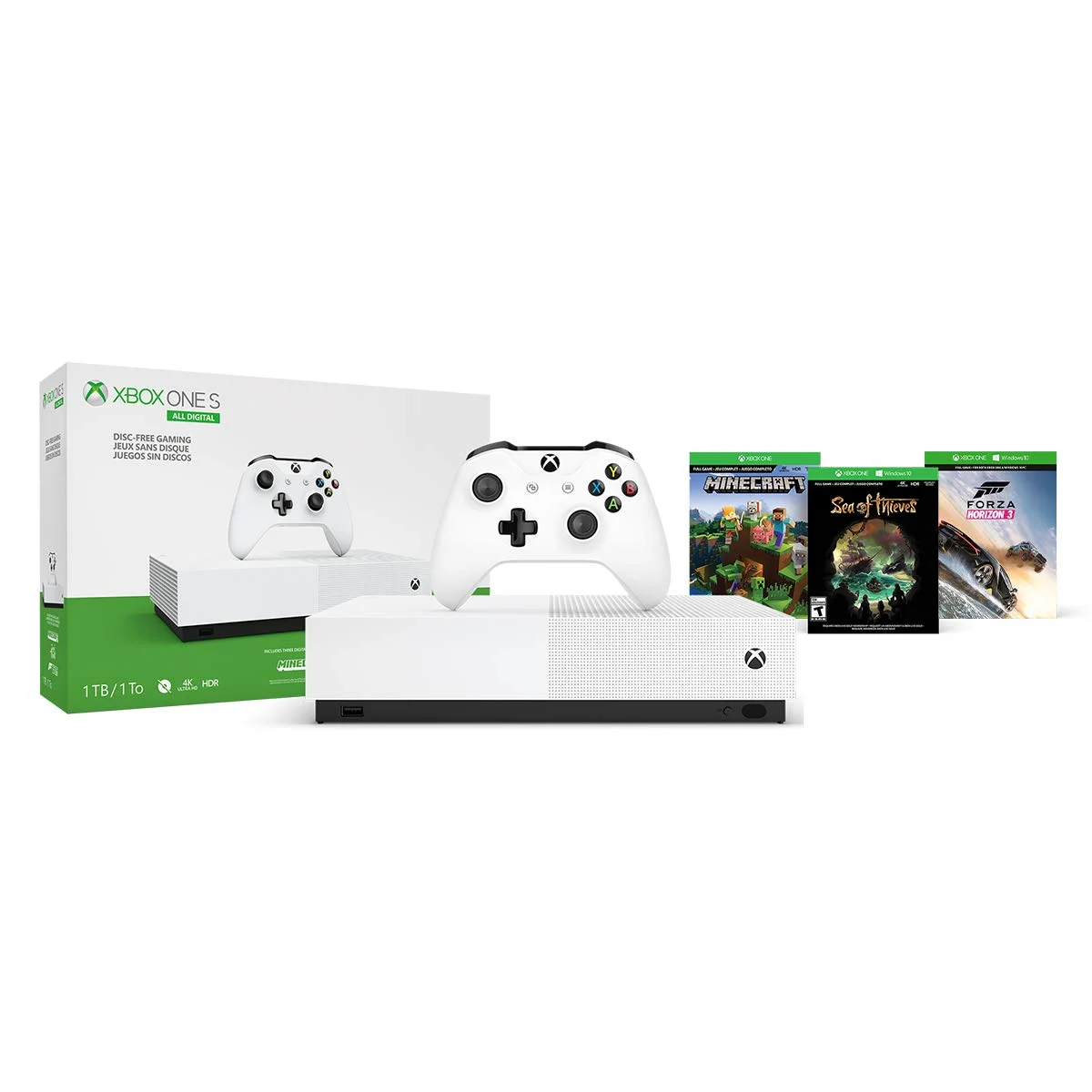 XBOX ONE S ALL-DIGITAL EDITION BUNDLE FOR $149.00
