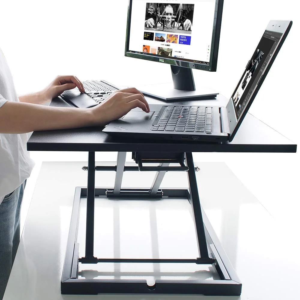 ADJUSTABLE STANDING DESK CONVERTER FOR $71.92