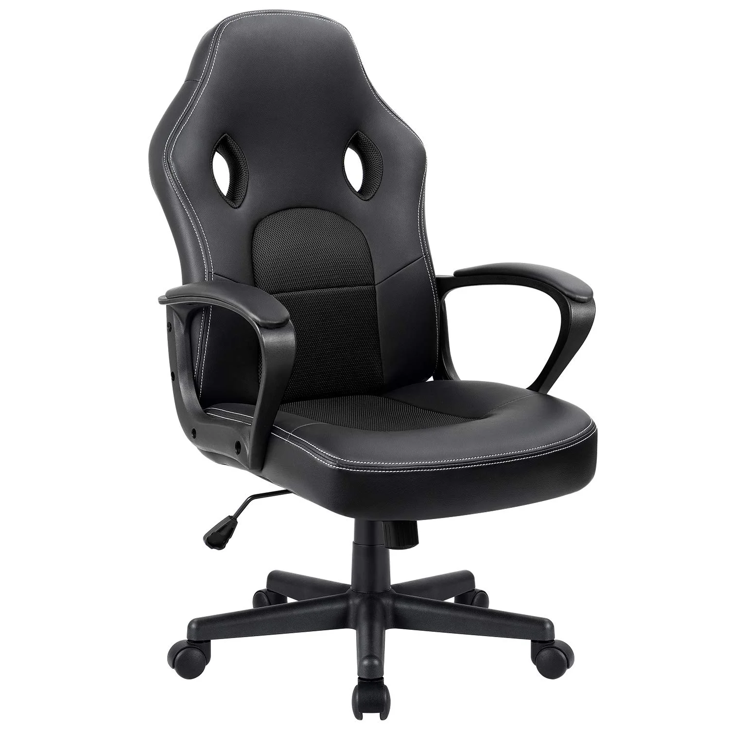 LEATHER GAMING / OFFICE CHAIR FOR $60.79