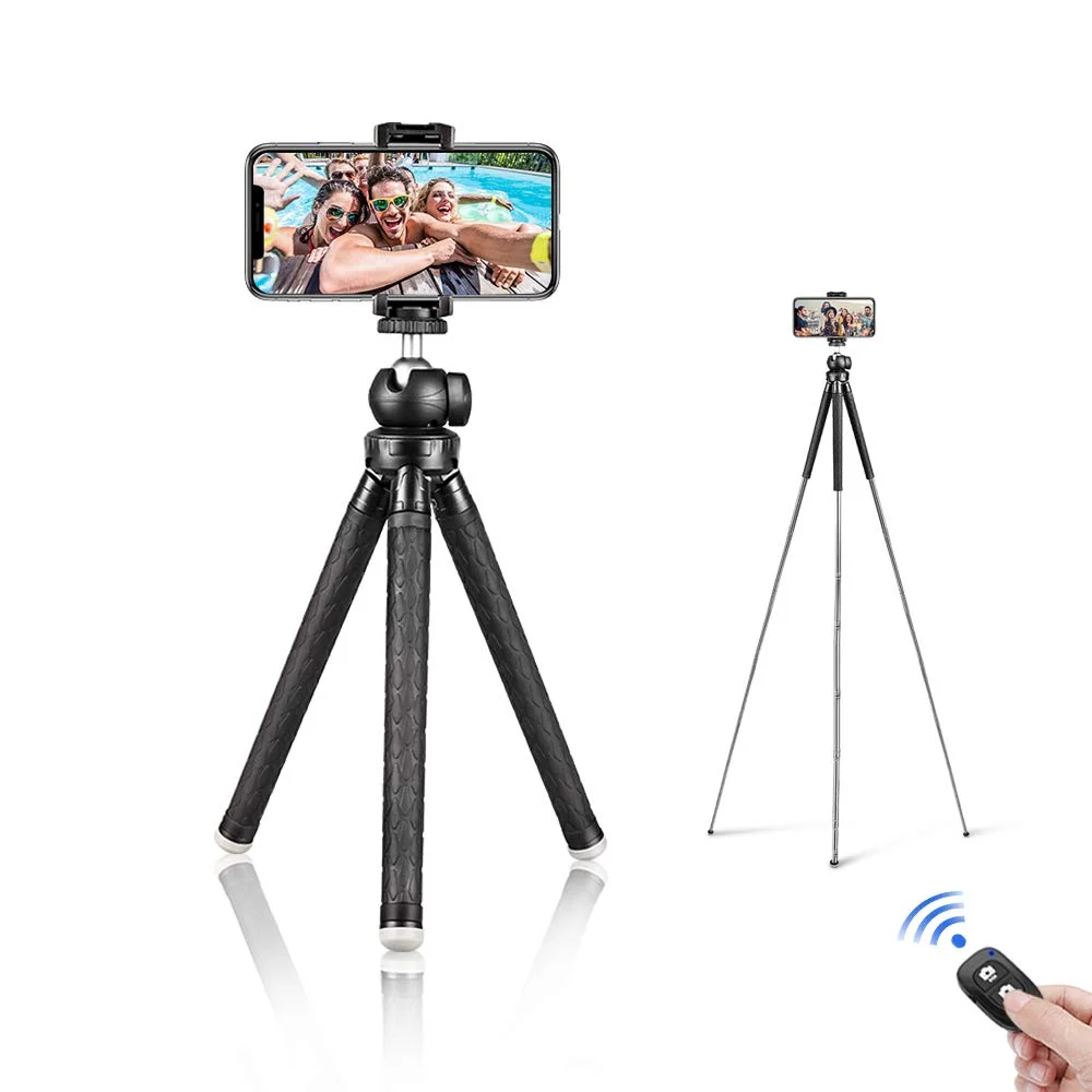 39.5” CELL PHONE TRIPOD WITH WIRELESS REMOTE FOR $9.99