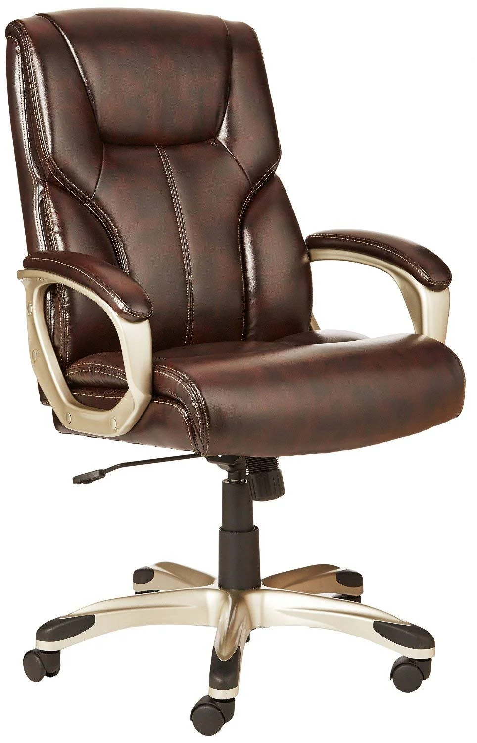 AMAZONBASICS HIGH-BACK EXECUTIVE SWIVEL OFFICE DESK CHAIR FOR $80.83