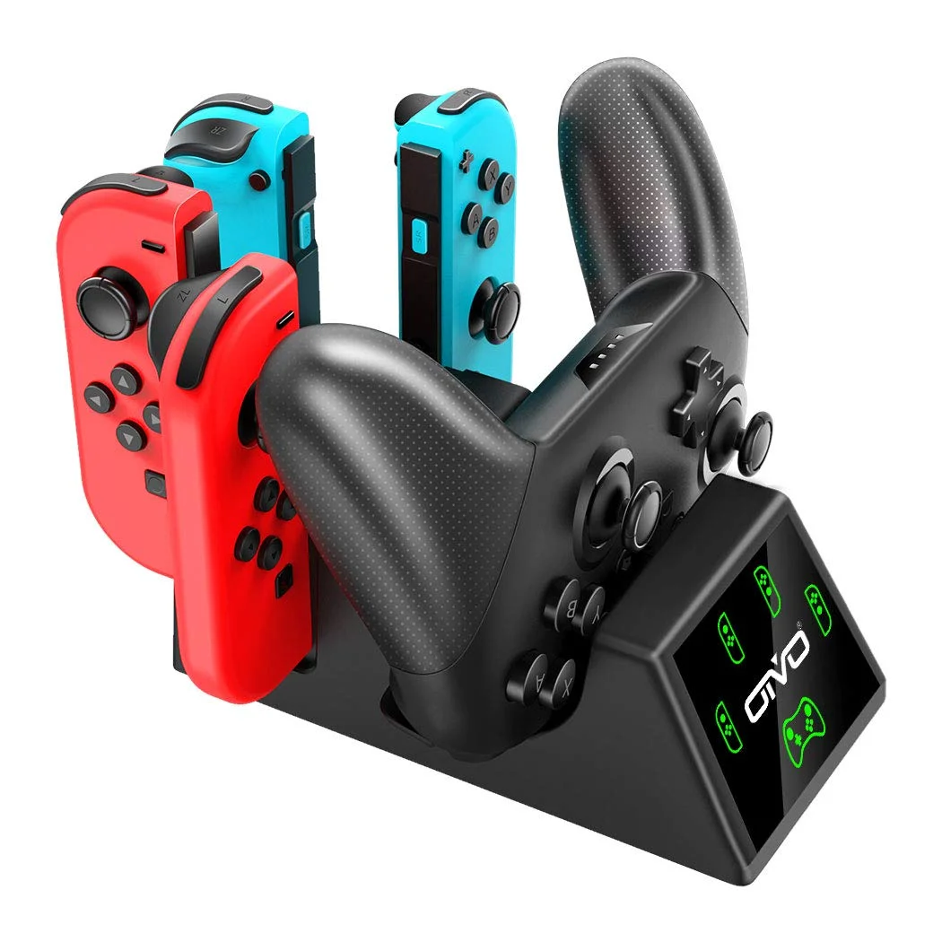 SWITCH JOY CON CONTROLLER CHARGER AND PRO CONTROLLER CHARGING DOCK FOR NINTENDO SWITCH FOR $14.24