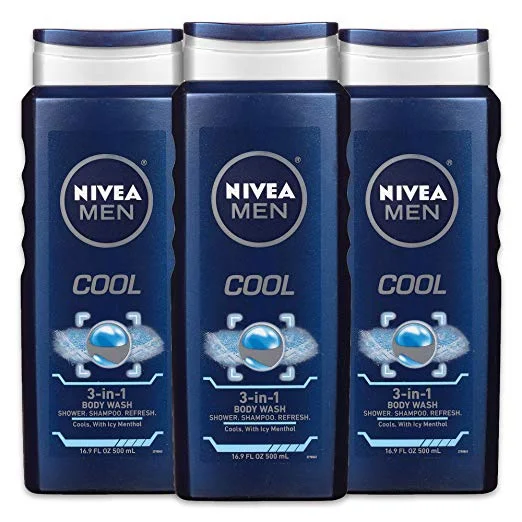 3 PACK OF NIVEA MEN 3-IN-1 BODY WASH FOR $5.80