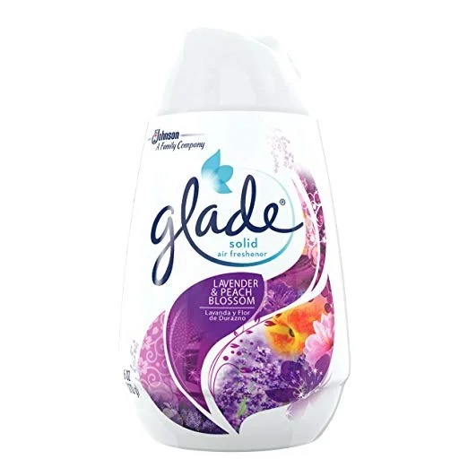 6OZ GLADE SOLID AIR FRESHENER, LAVENDER &amp; PEACH BLOSSOM FOR $0.69