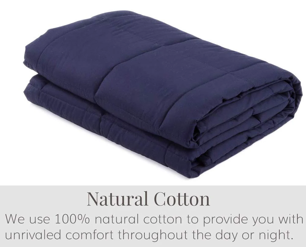 20 POUND COTTON WEIGHT BLANKET FOR $44.95