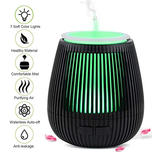 WOOD GRAIN AROMATHERAPY ULTRASONIC COOL MIST&nbsp;OIL DIFFUSER FOR $13.49