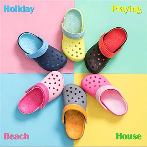 TODDLER CLOG SLIP-ONS FOR $6.59