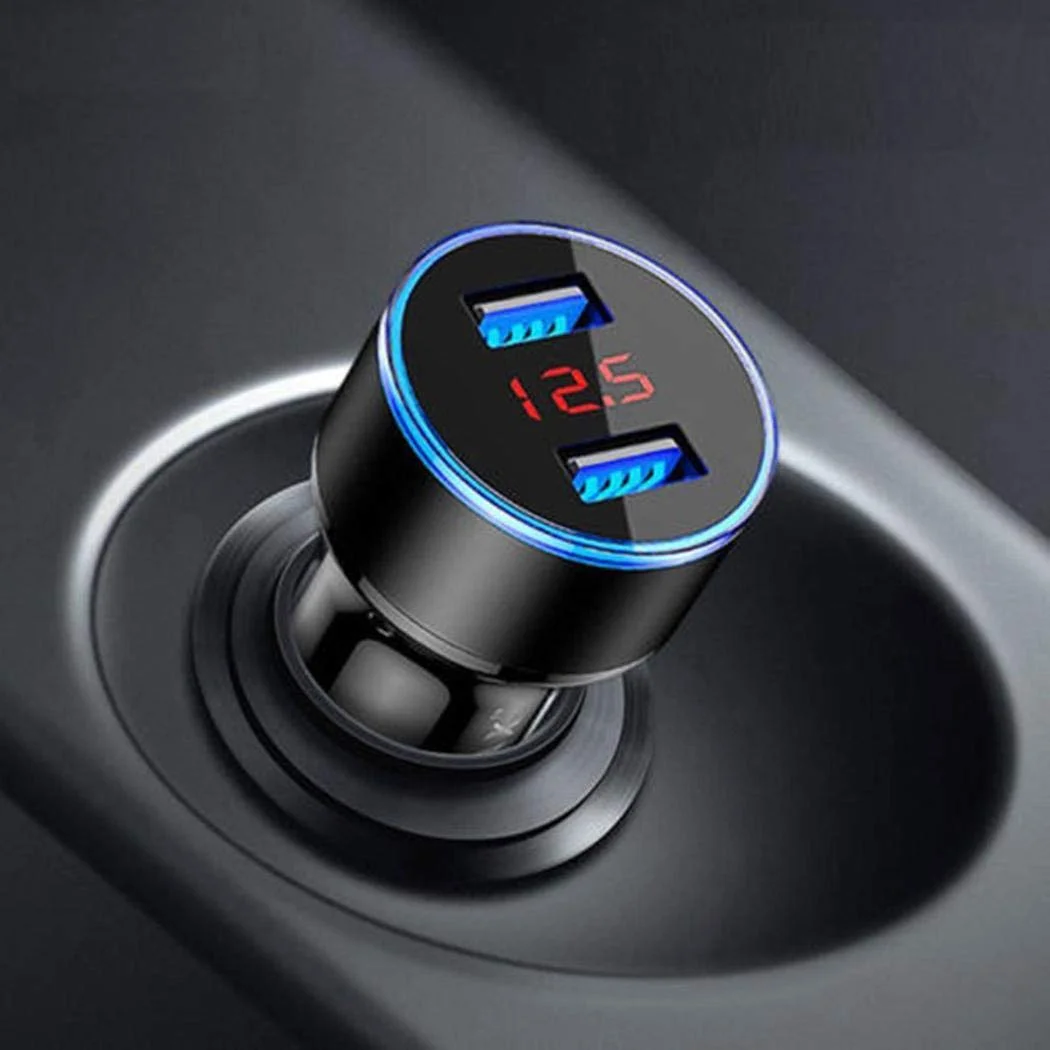 DUAL USB PORT CAR CHARGER FOR $3.30