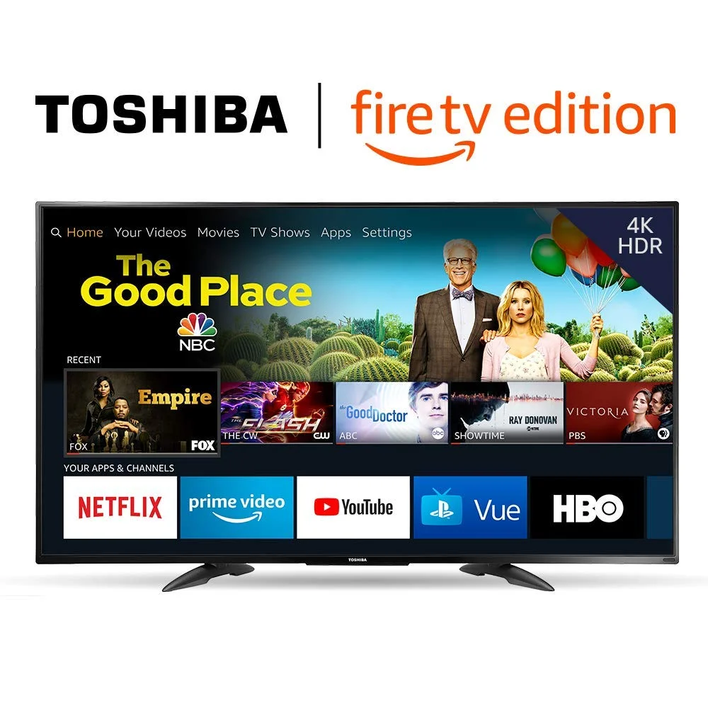 55-INCH 4K ULTRA HD SMART LED TV HDR - FIRE TV EDITION FOR $379.99