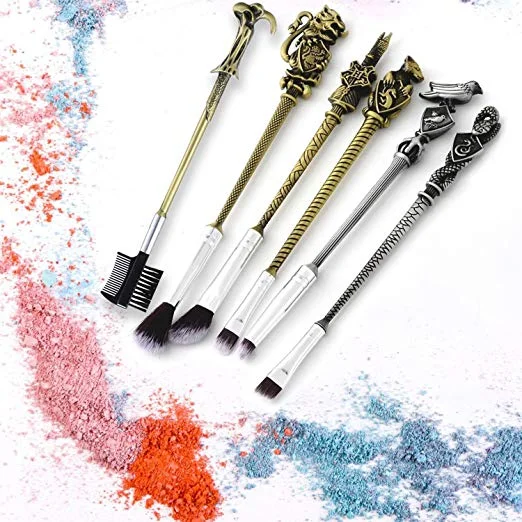 6-PIECE WIZARD WAND MAKEUP BRUSHES FOR $8.67