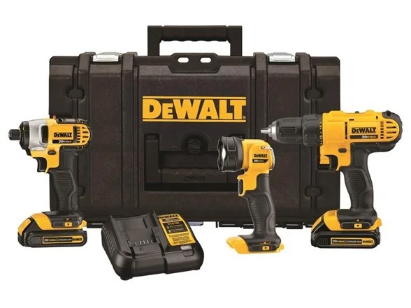 DEWALT 20V MAX 3-TOOL KIT WITH TOUGH SYSTEM CASE FOR $179.99