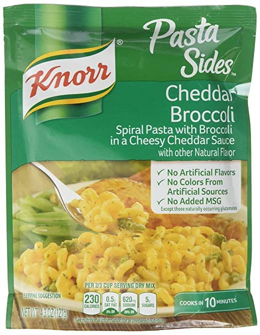 3 PACK OF KNORR PASTA SIDES CHEDDAR BROCCOLI FOR $7.99