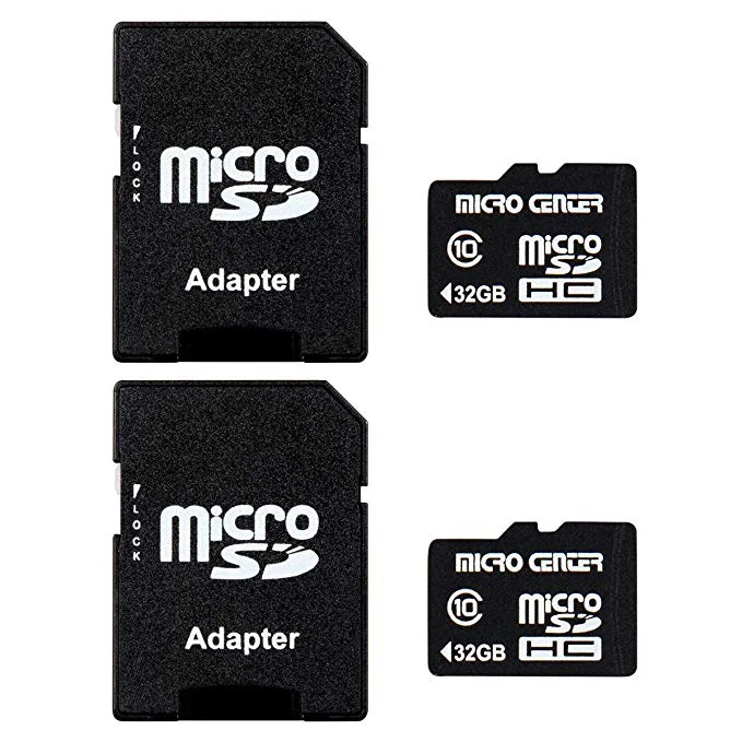 2 PACK 32GB CLASS 10 MICRO SD CARDS FOR $8.99