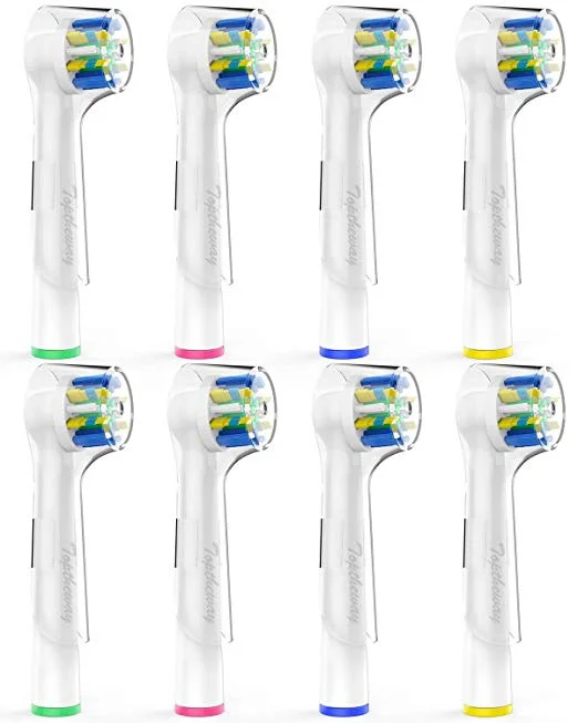 8 PACK OF REPLACEMENT BRUSH HEADS COMPATIBLE WITH ORAL-B FOR $4.00