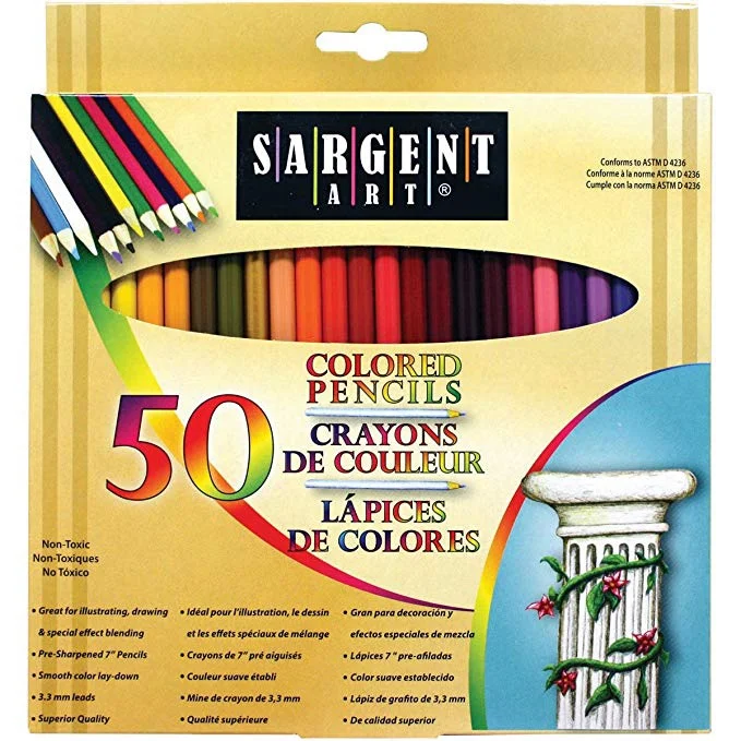 50 PACK OF COLORING PENCILS FOR $5.00