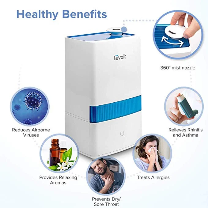 4.5-LITER ULTRASONIC COOL MIST HUMIDIFIER FOR $30.99