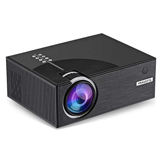 480P 120-INCH DISPLAY MINI LED VIDEO PROJECTOR FOR $39.99