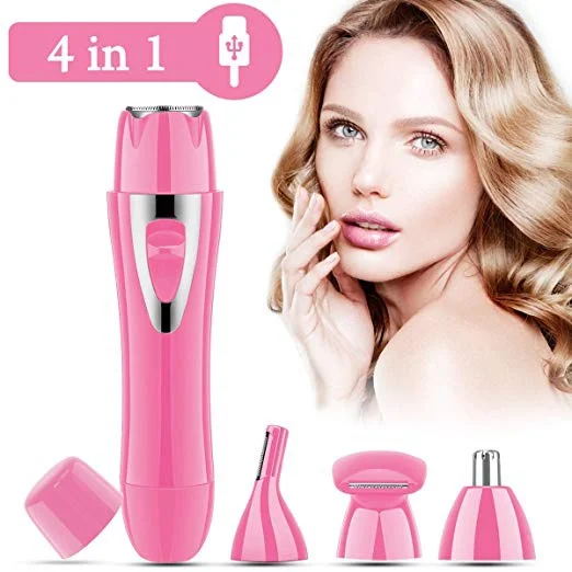 4-IN-1 WOMENS FACIAL HAIR REMOVER FOR $11.89